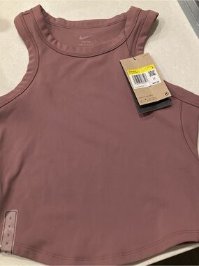 Nike Women’s Dri-FIT Racerback Tank — Mauve